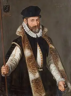 Portret van Christian van der Goes, 1574