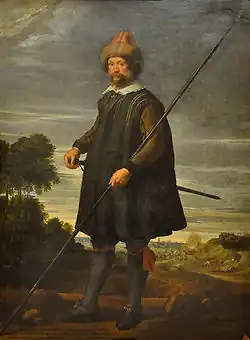 Portret van Antonio Servás, korporaal-sappeur in het Real Academia de Bellas Artes de San Fernando te Madrid