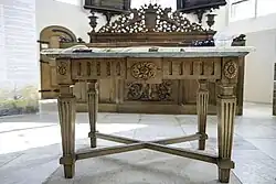 Avondmaalstafel uit begin 19e eeuw (Mattheus en Anthonie Walles)