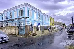 Renovatie van een pand op de hoek van de Theaterstraat met de straat Pietermaai