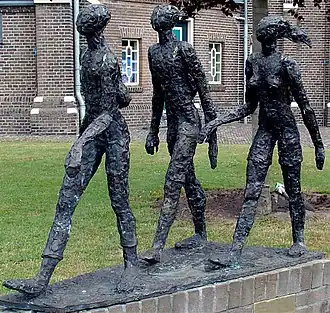 Pieterpadwandelaars in Gramsbergen (1996)