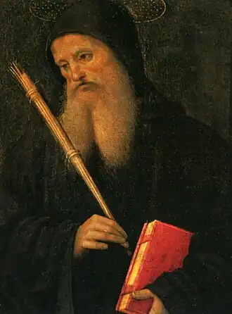 Benedictus van Nursia (1496–1500), Pietro Perugino, Musée des Beaux-Arts de Lyon