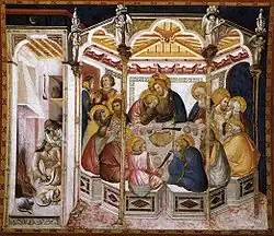 Pietro Lorenzetti, Laatste Avondmaal, ca. 1310-1320, Assisi