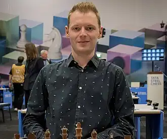 Arthur Pijpers bij het Tata Steel-toernooi 2025