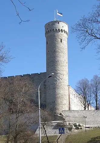 De toren ‘Lange Herman’ in Tallinn