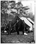 Bezoek van Lincoln aan Antietam, 1863