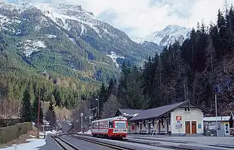 Krimml station in 2002 (ten tijde van het beheer door de ÖBB)