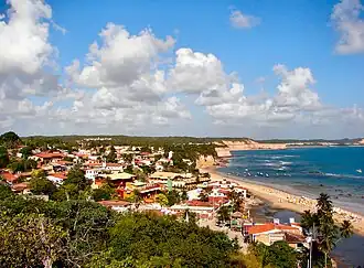 Het strand Praia da Pipa in Tibau do Sul