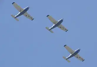 OO-TMF, OO-TMK en OO-TMO in formatie