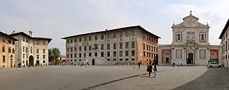 Piazza dei Cavalieri met rechts het Palazzo dei Cavalieri