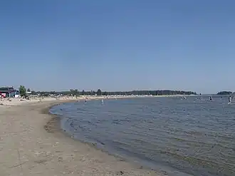 Strand bij Pite havsbad