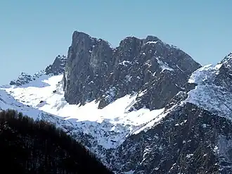 De berg vanuit Val Bognanco