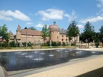 Fontein op het Place des Fossés