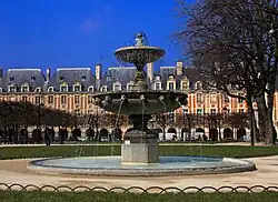 Een van de vier fonteinen