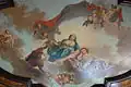 Plafondschildering in de regentessekamer