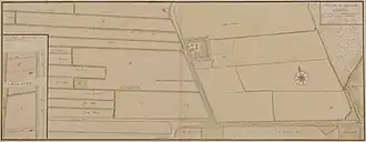 Kaart van de Hanepol (1752)