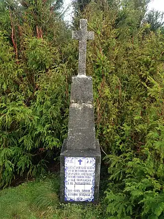 Gedenksteen op het eiland São Miguel