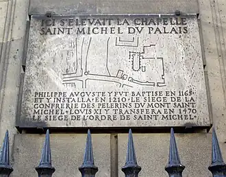 Plaquette Chapelle Saint-Michel