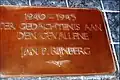 Plaquette in het NS-station (2) voor Jan P. Rijnberg