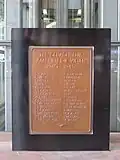 Plaquette in het NS-station