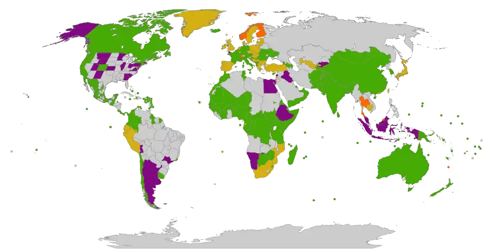 Uitfasering van lichtgewicht plastic zakken over de hele wereld