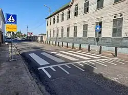 plateau met zebrapad