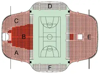 Plattegrond Topsporthal