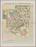 Plattegrond van het tentoonstellingsterrein