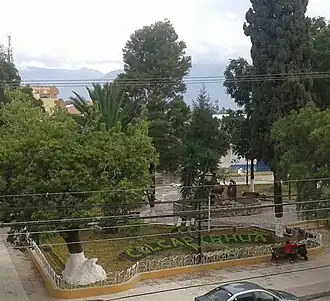 Het centrale plein van de stad