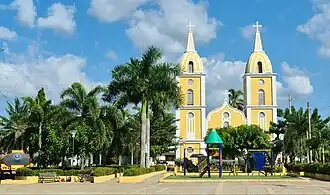Het plein Plaza de San Roque in Mahates