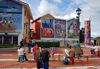 Het plein Plaza De La Cultura in Bonao