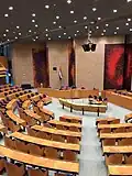 Interieur van de plenaire zaal