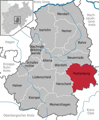 Kaart van Plettenberg