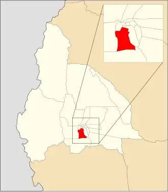 Kaart van departement