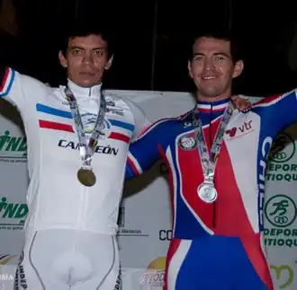 Arles Castro en Gonzalo Miranda (rechts) in 2011