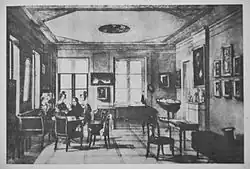 tekening van Antoni Kolberg, 1832