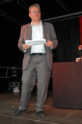 Pol Van Den Driessche op de triatlon van Brugge in 2008