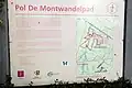 Infobord aan de start (en einde) van de route