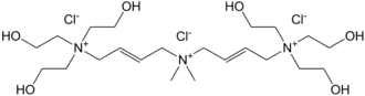 Structuurformule van polidroniumchloride