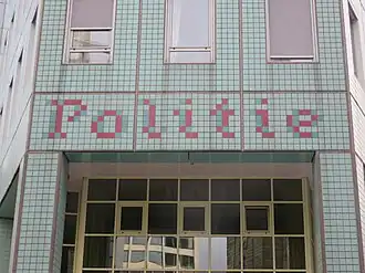 Het hoofdbureau van Regionale Eenheid Rotterdam