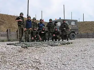 Poolse manschappen van EUFOR Althea in 2007.