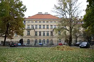 Vooraanzicht van Hotel Polski