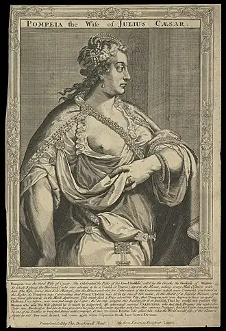Gravure van Pompeia door Ægidius Sadeler