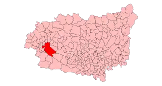 Kaart van Ponferrada