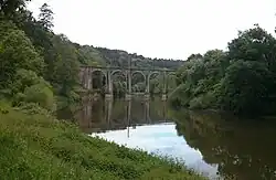 Spoorbrug over de Vilaine bij Corbinières