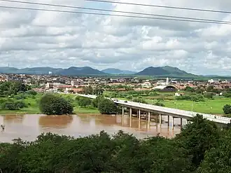 Brug over de rivier Rio Piranhas in São Bento