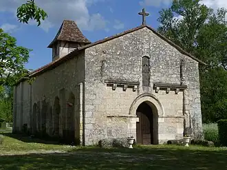 De kerk van Ponteyraud