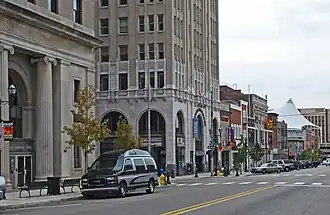 Downtown van Pontiac