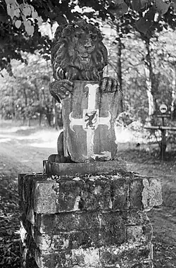 Poortpaal met wapen Bentincks