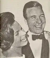 Porfirio Rubirosa met zijn laatste vrouw Odile Rodin